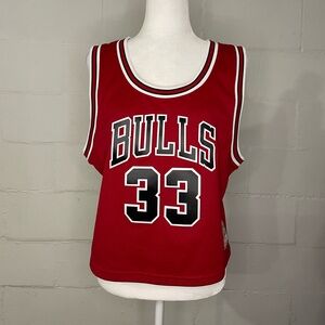 Chicago Bulls #33 Scottie Pippen Women’s Jersey by Mitchell &Ness